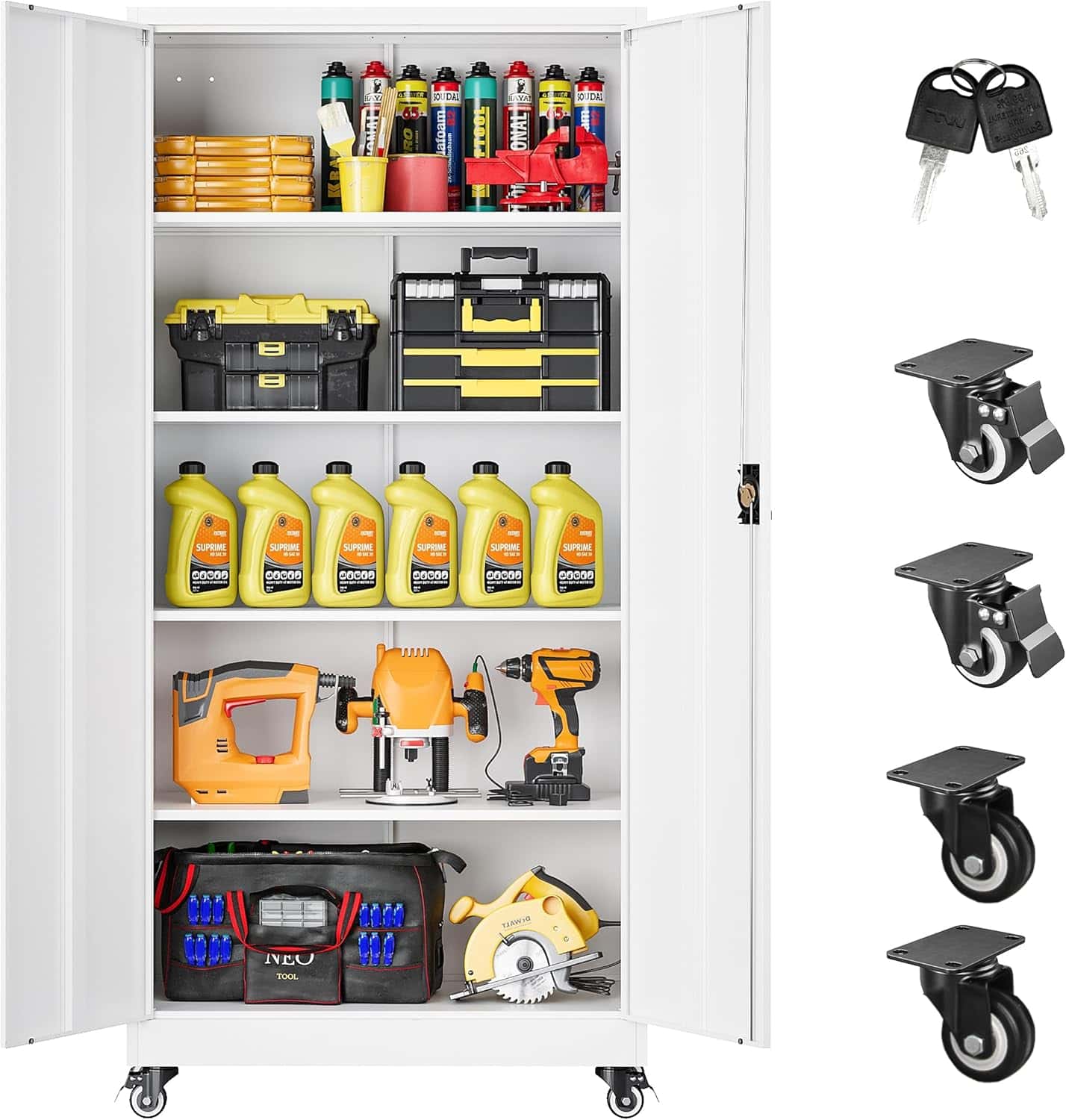 garage organization cart