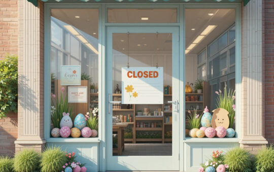 stores closed on easter