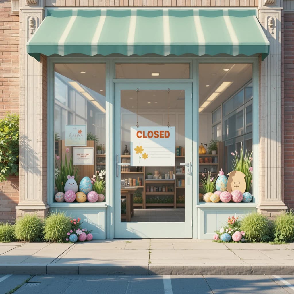 stores closed on easter