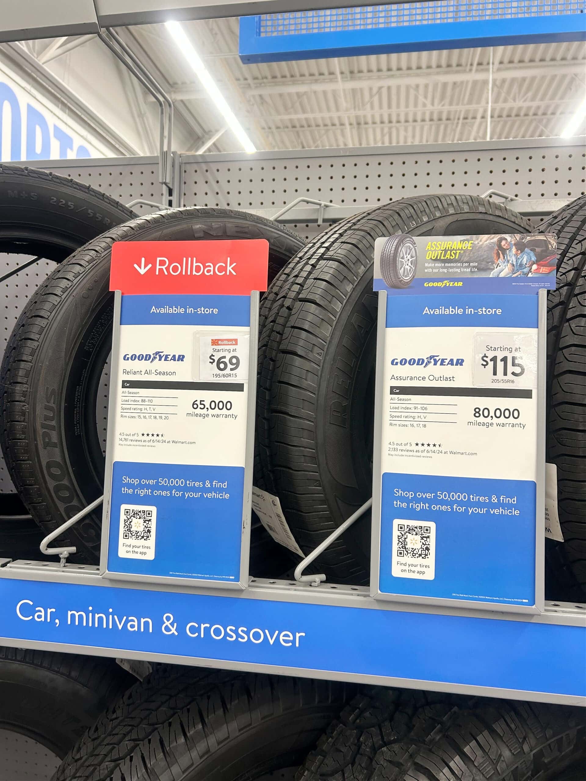 walmart tires