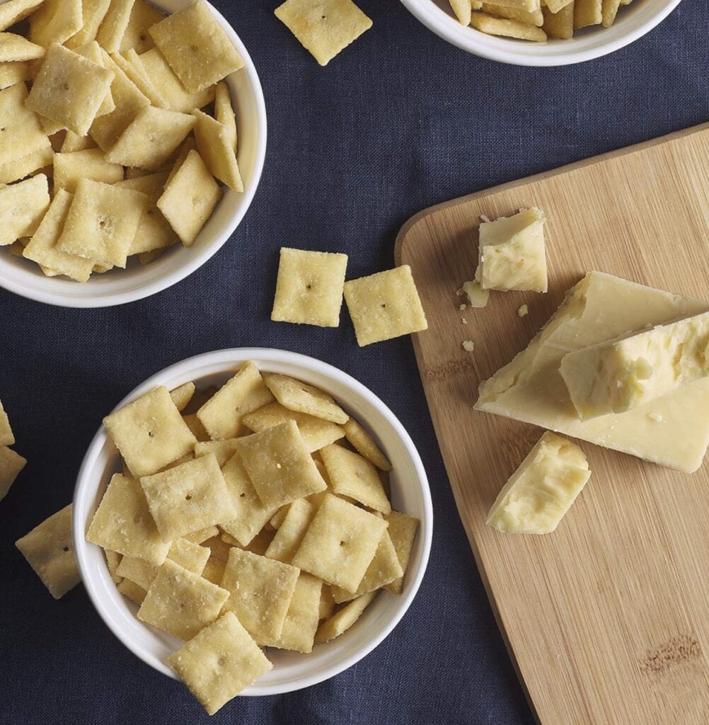 white cheddar crackers