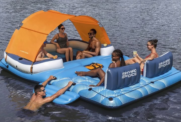 Hydro Force Tropical Breeze 6 Person Inflatable Party Island