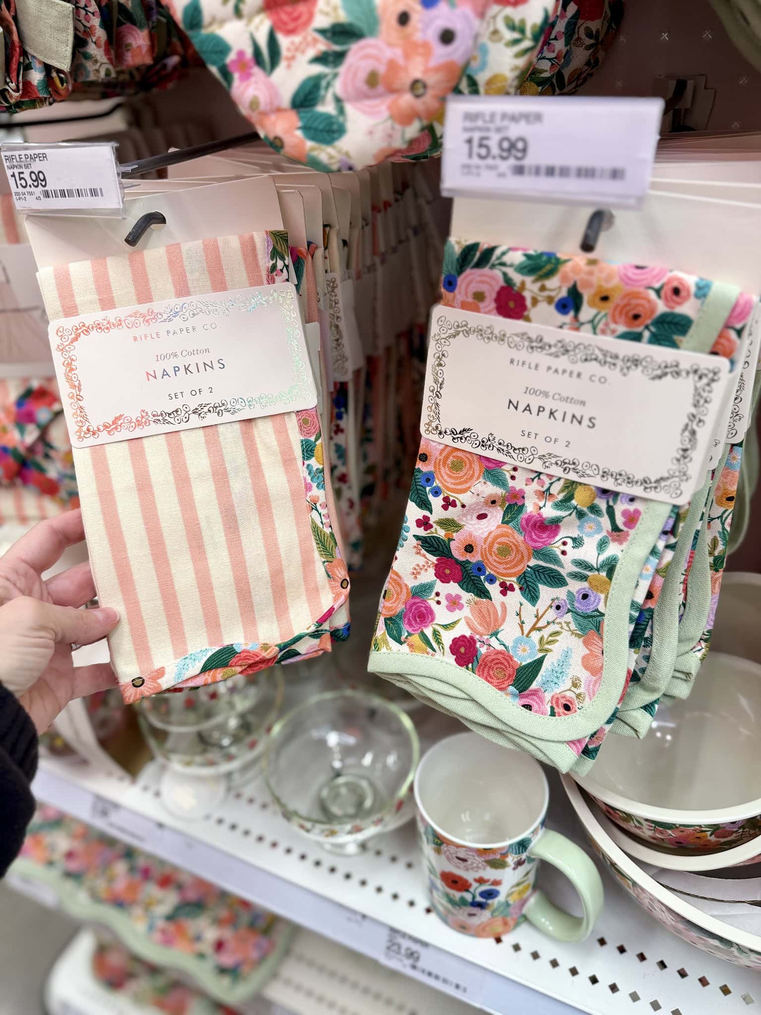 Rifle Paper Co. Garden Party 2pc Cotton Napkin Set