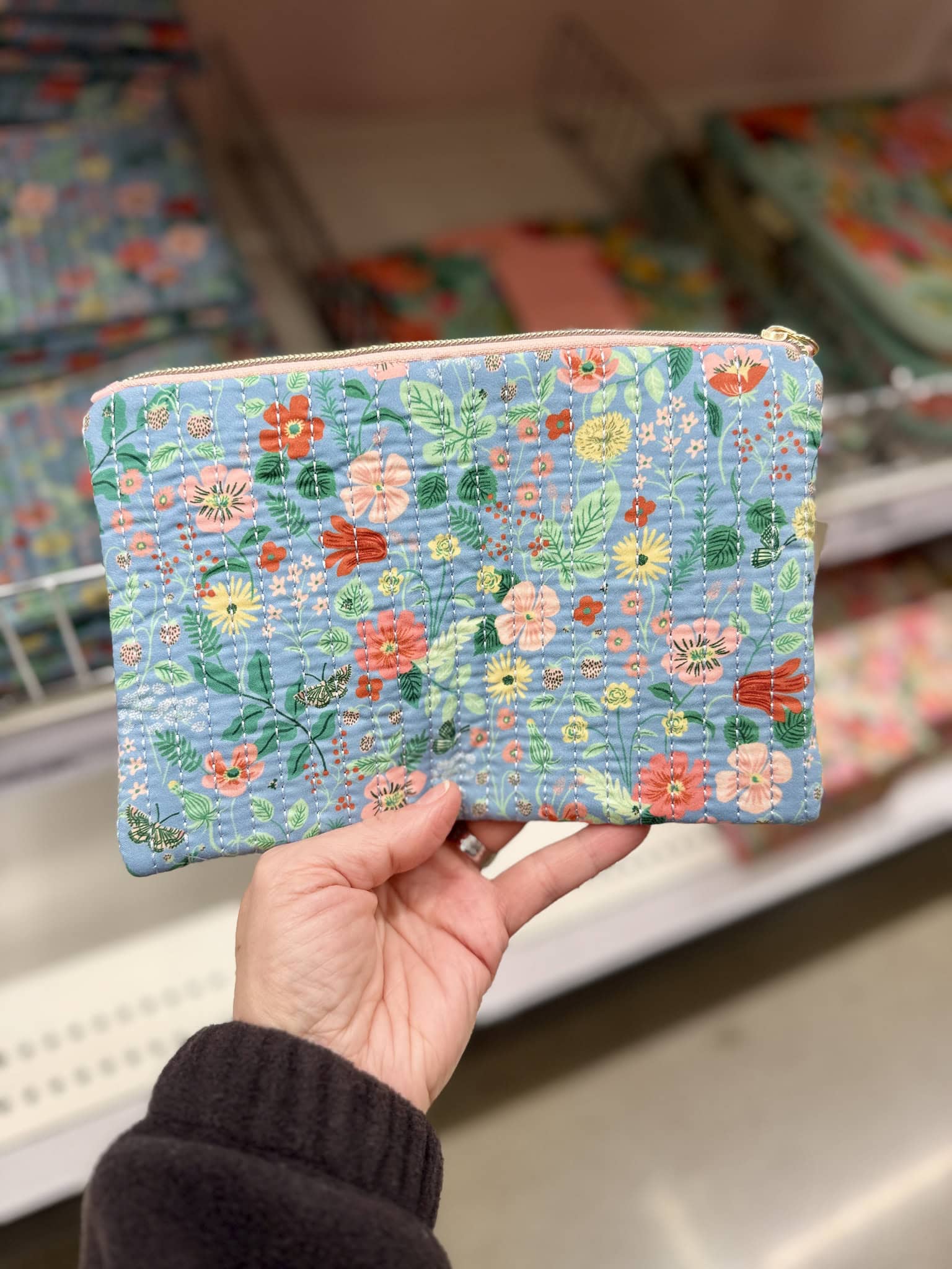 Rifle Paper Co. Strawberry Fields Pouch