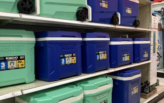 igloo coolers at target on shelf