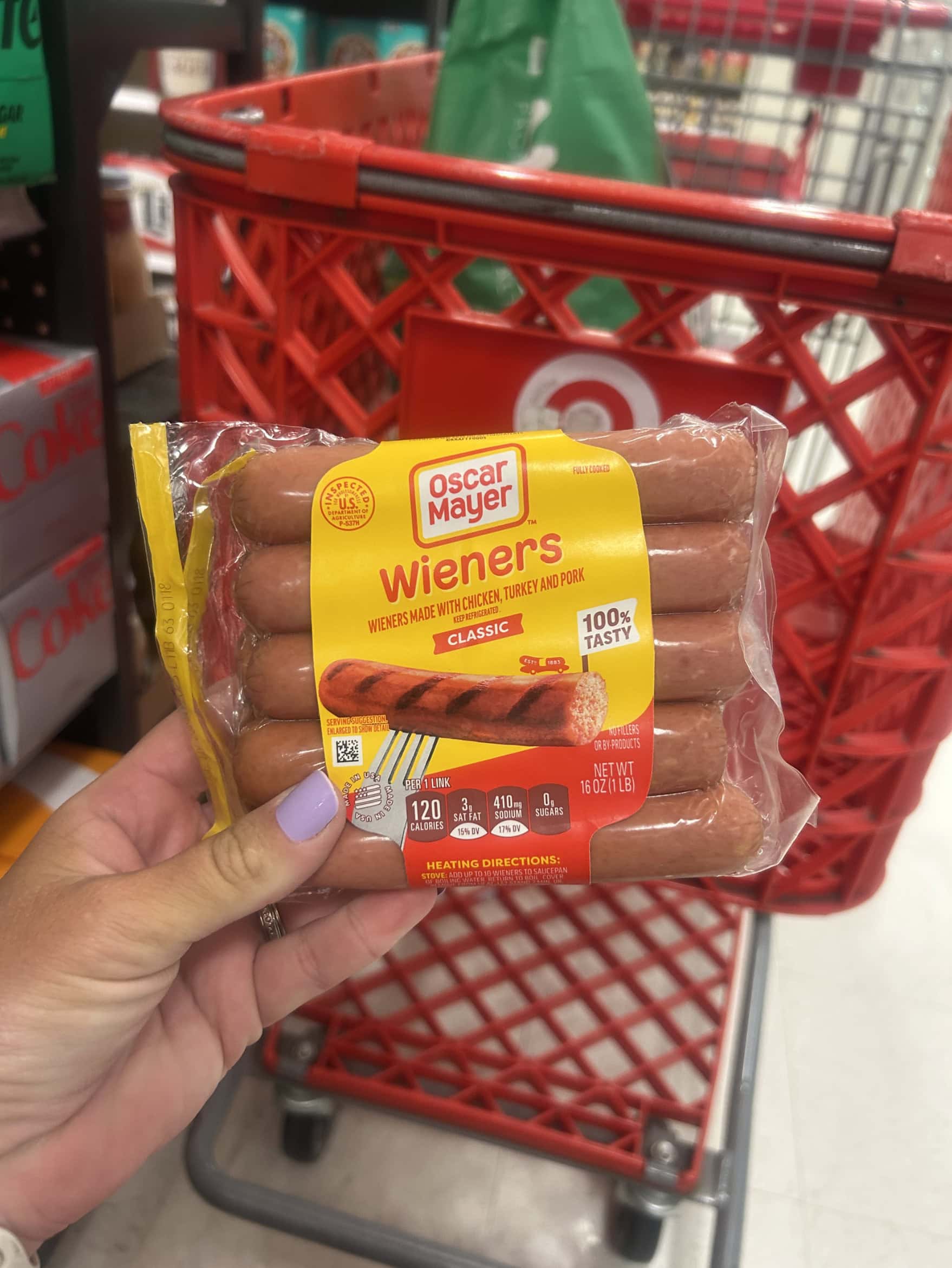 Target Oscar Mayer Hot dog