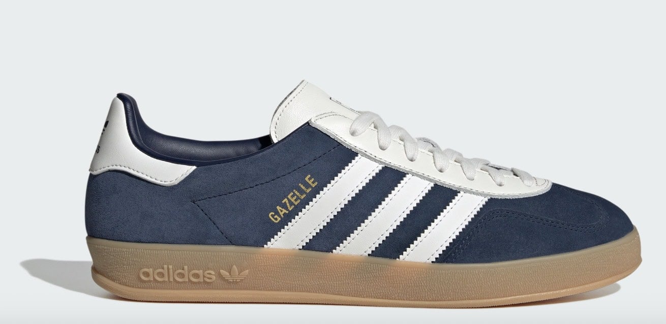 adidas men Gazelle Indoor Shoes indigo blue adidas men Gazelle Indoor Shoes indigo blue