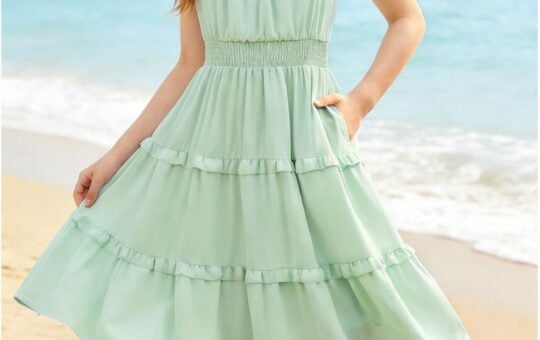 amazon girls ruffle dress