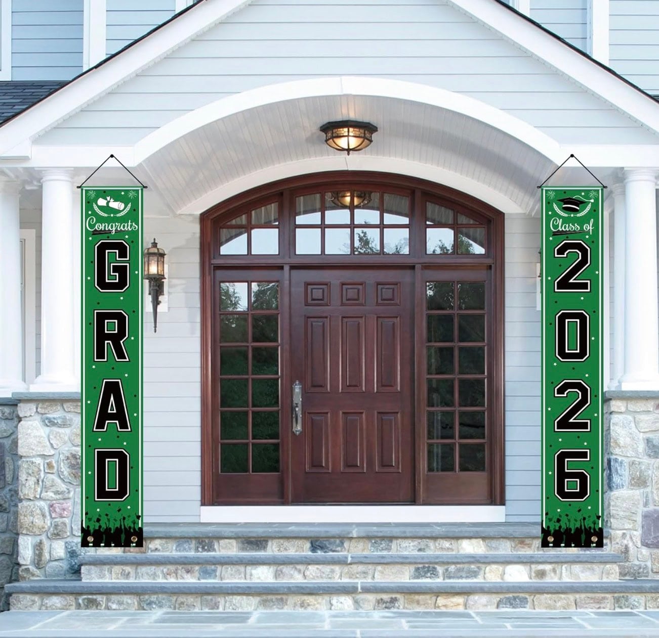 graduation banner ohome 2026 green square