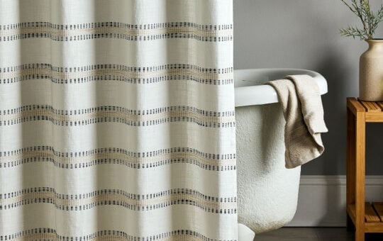 kohls shower curtain stripe
