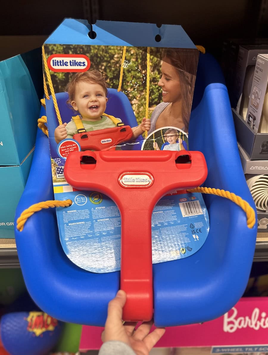 little tikes swing at aldi this week