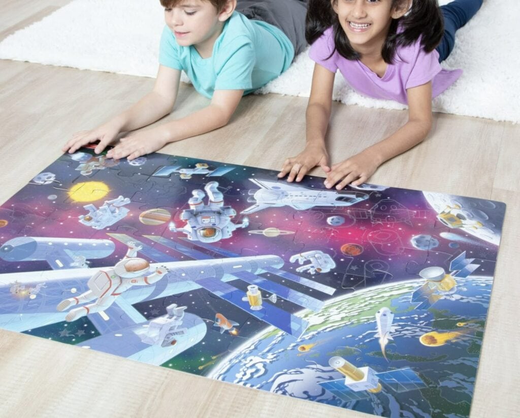 outer space floor puzzle