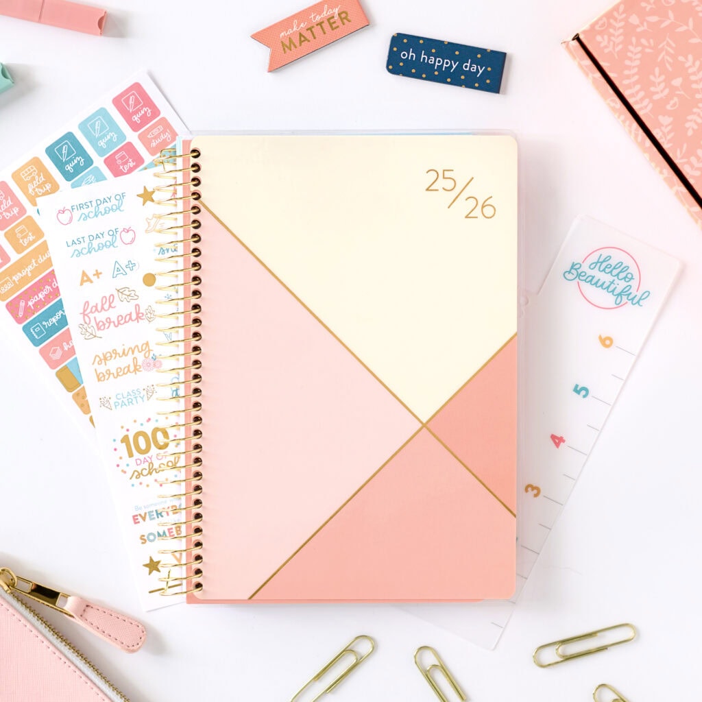 2025-26 pink student planner