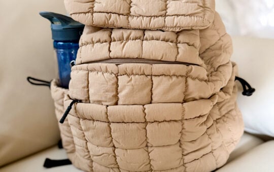 puffer backpack