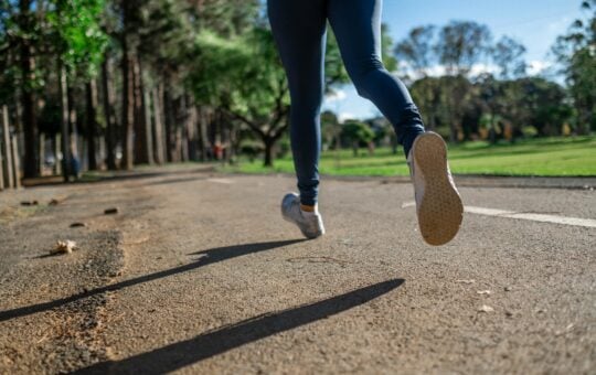 woman running