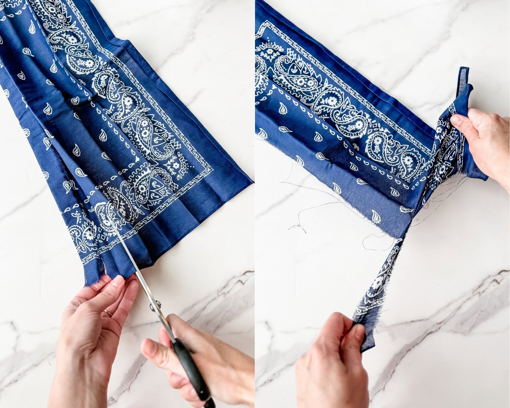 how to make a bandana bracelet