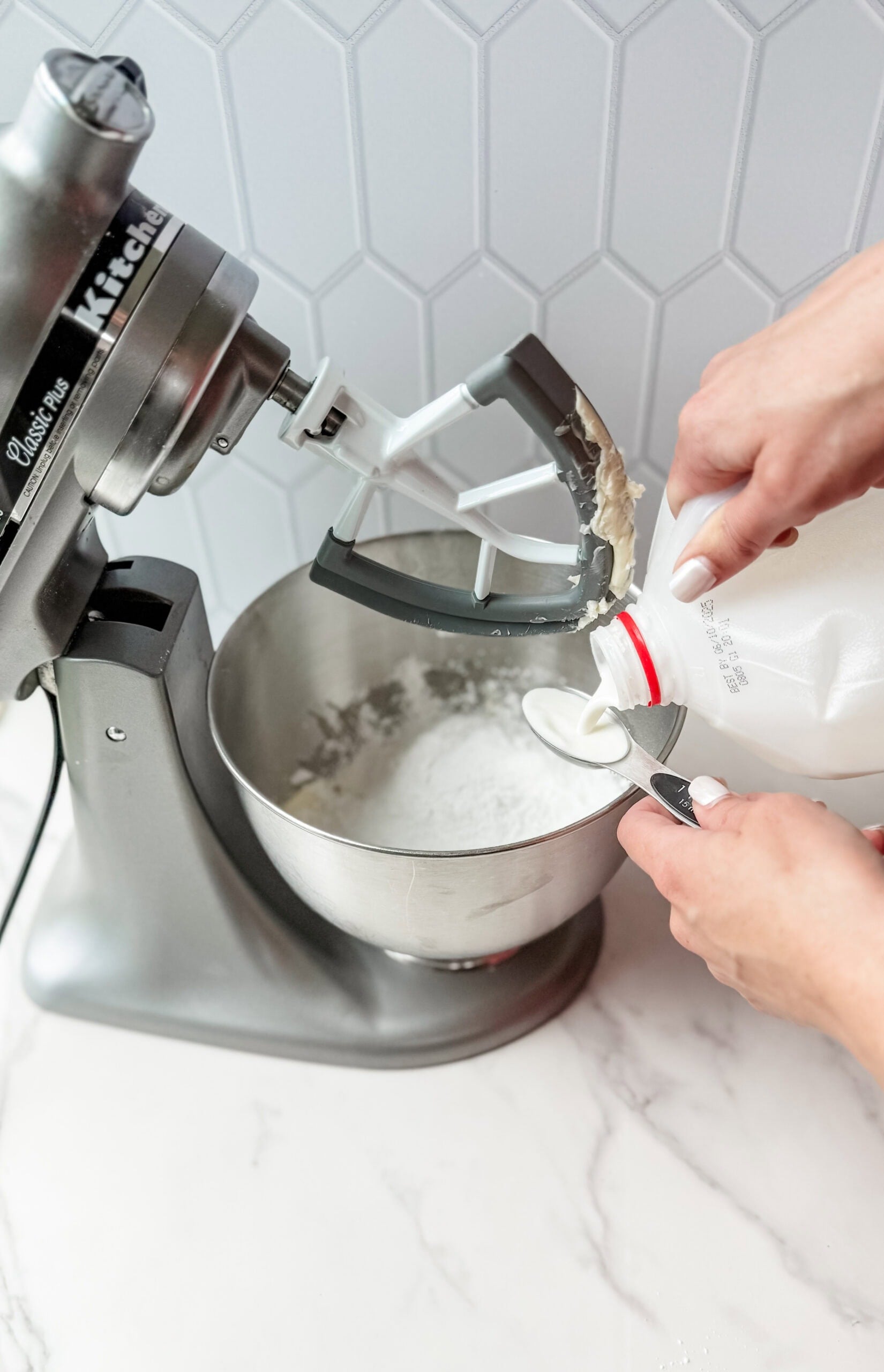 making icing at home with stand mixer 