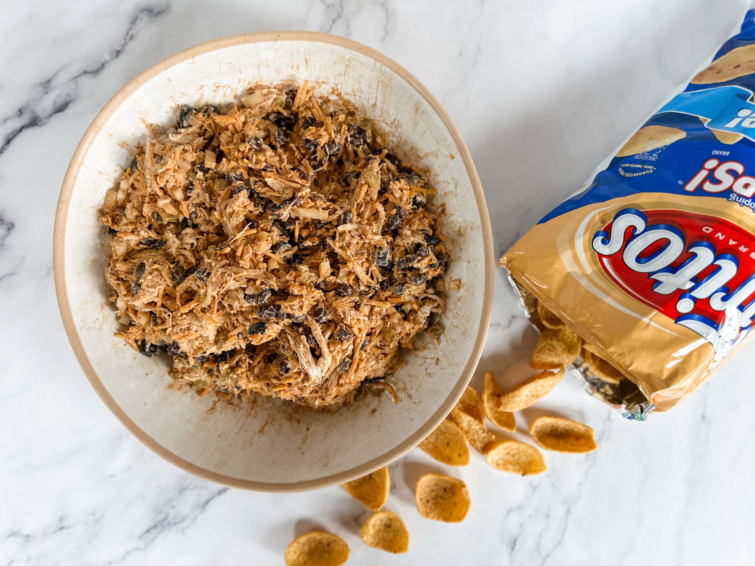 mexican chicken salad with fritos 