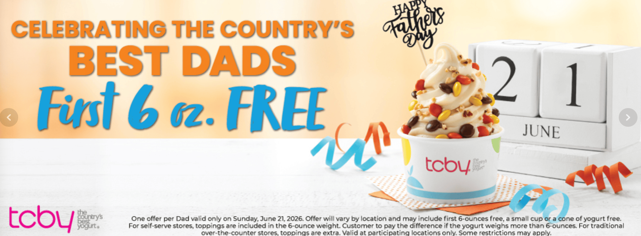 TCBY Father's Day