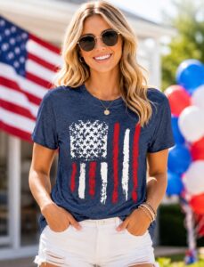 american flag tee