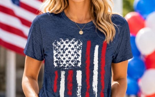 american flag tee