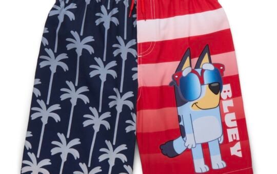 bluey swim trunks