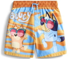 bluey swim trunks character toddler