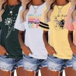 Binshre Teacher Graphic Shirts