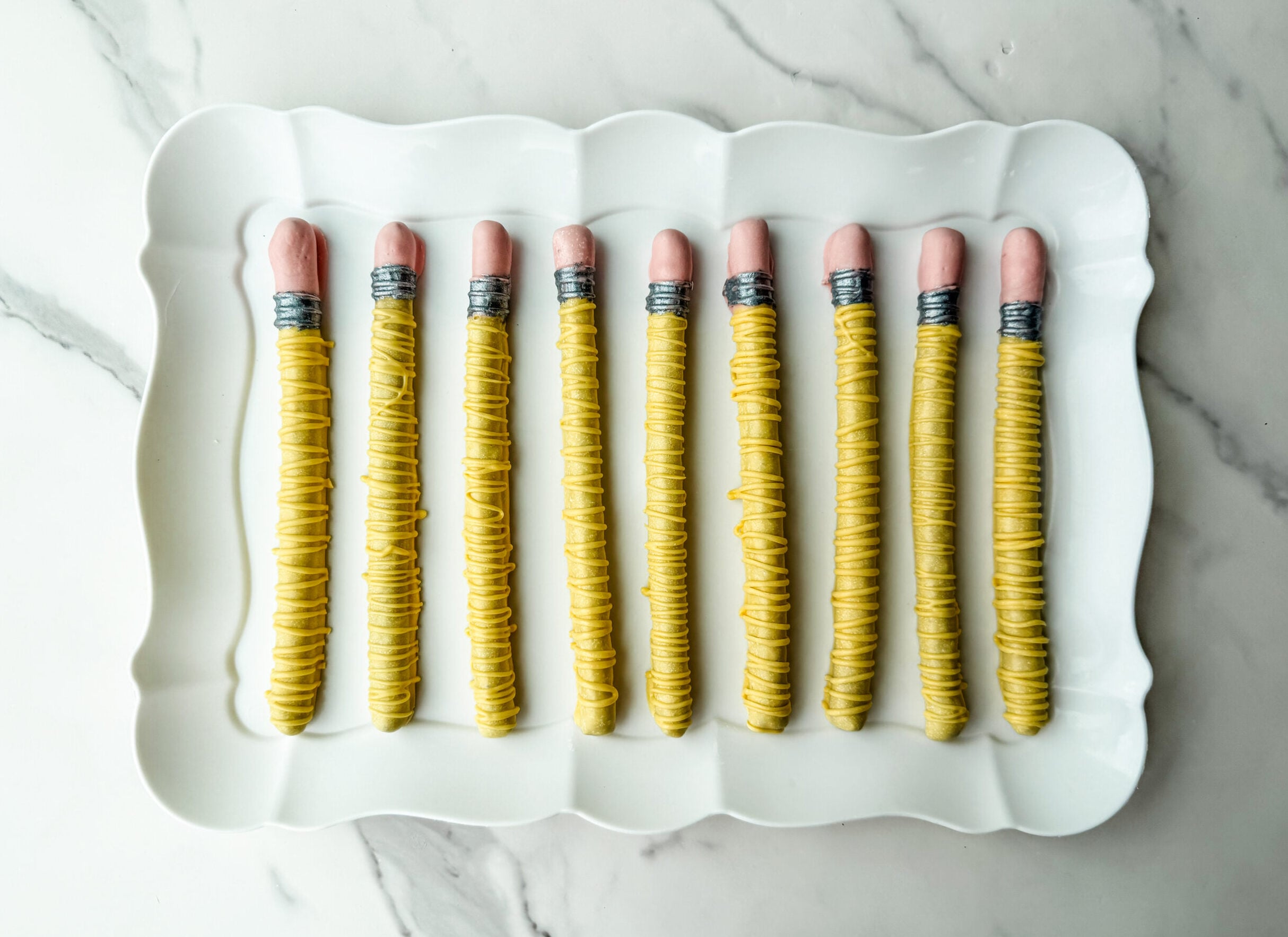 pretzel pencil snacks