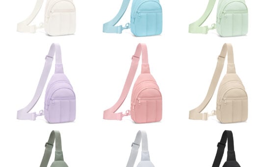 Quilted Puffer Crossbody Sling Bag