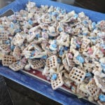 red white and blue snack mix