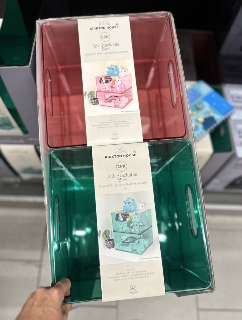 aldi finds stackable bins