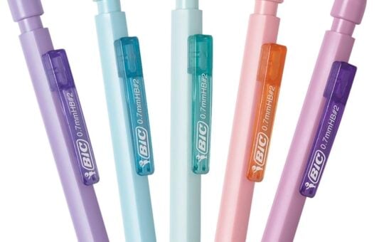 bic mechanical pencils pastels
