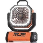 camping fan led light