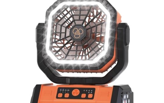 camping fan led light