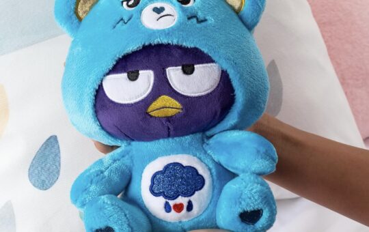 care bear dressed as grumpy bear