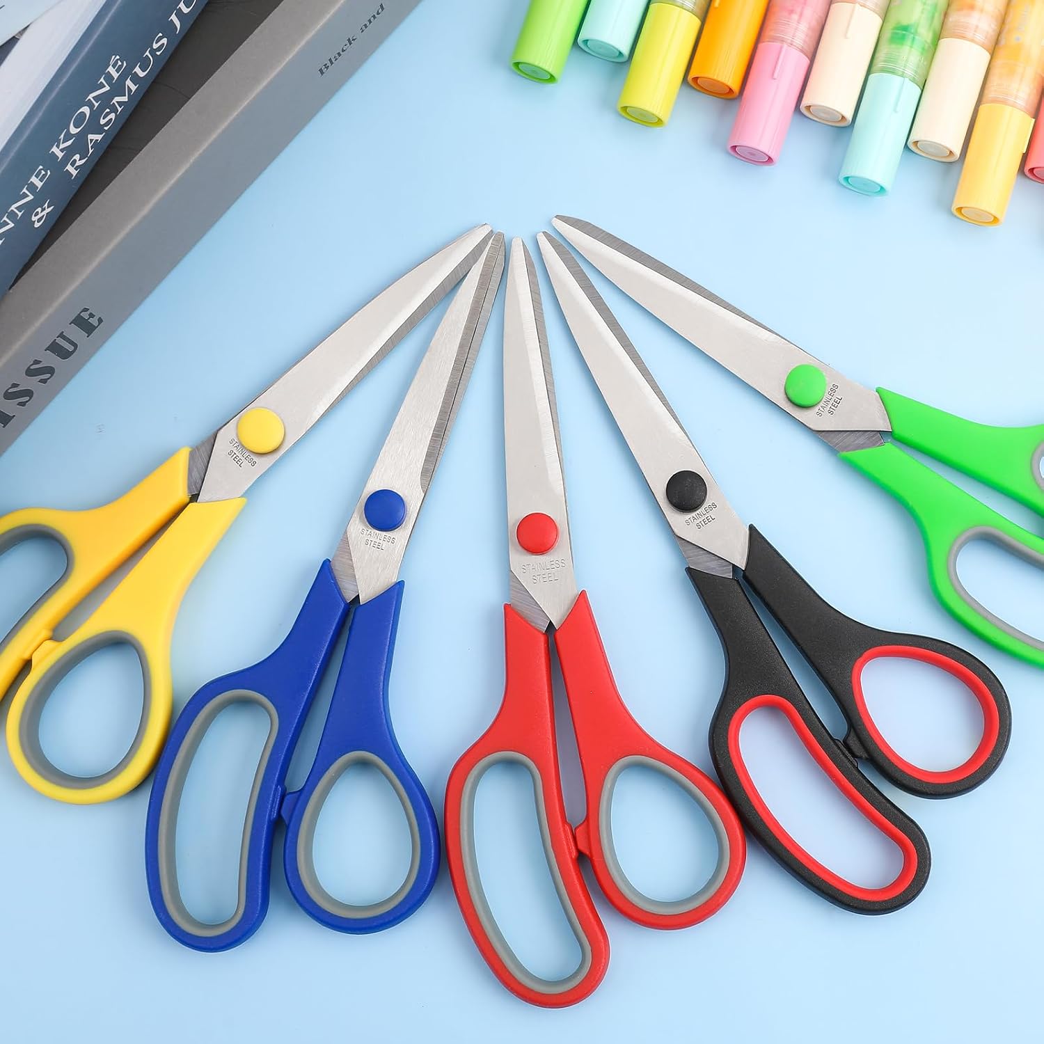 colorful scissors