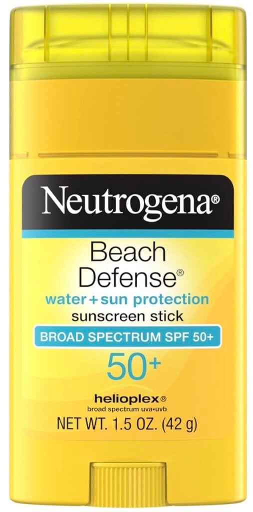 neutrogena beach defense sunscreen stick
