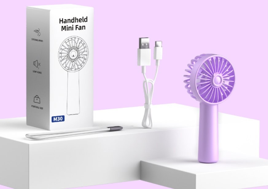 KIDEE Portable Mini Fan 3 Speeds
