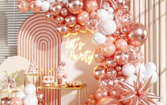 LANGASQUE Balloon Garland Kit Pink