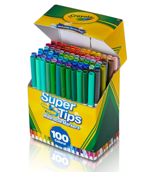 crayola super tips 100