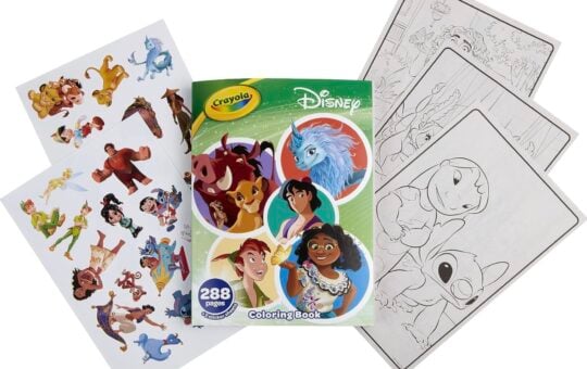 disney crayola coloring book