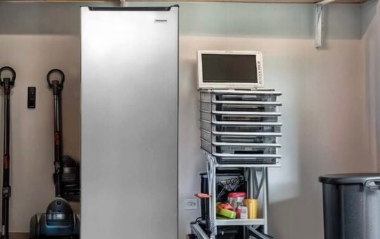 upright freezer