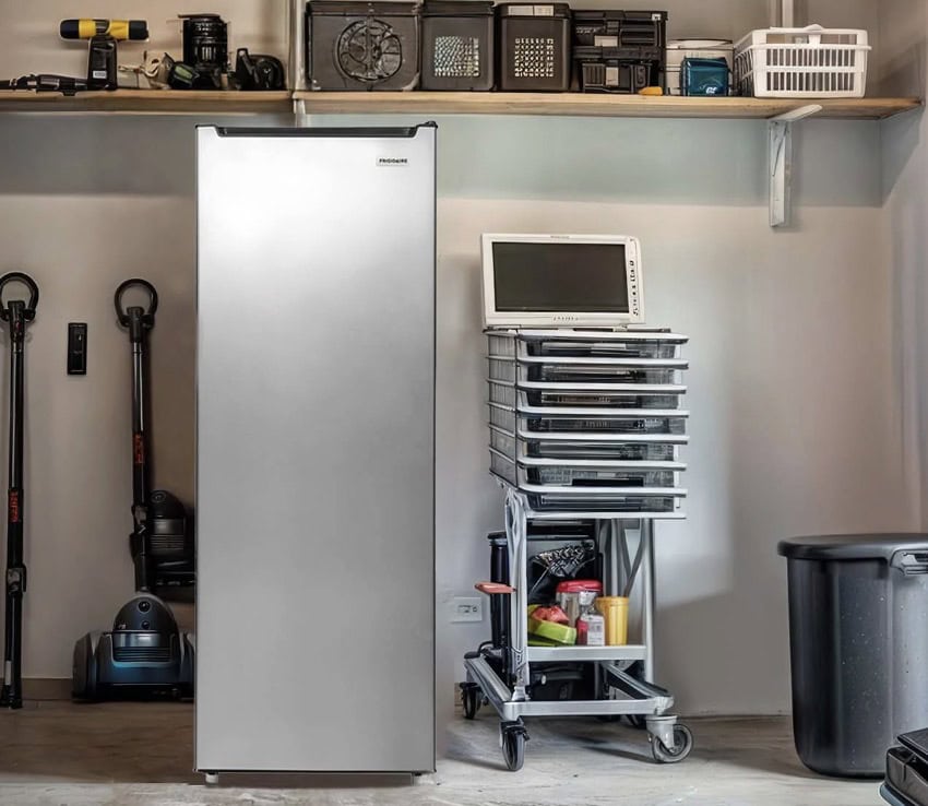 upright freezer