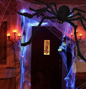 giant spider halloween decoration