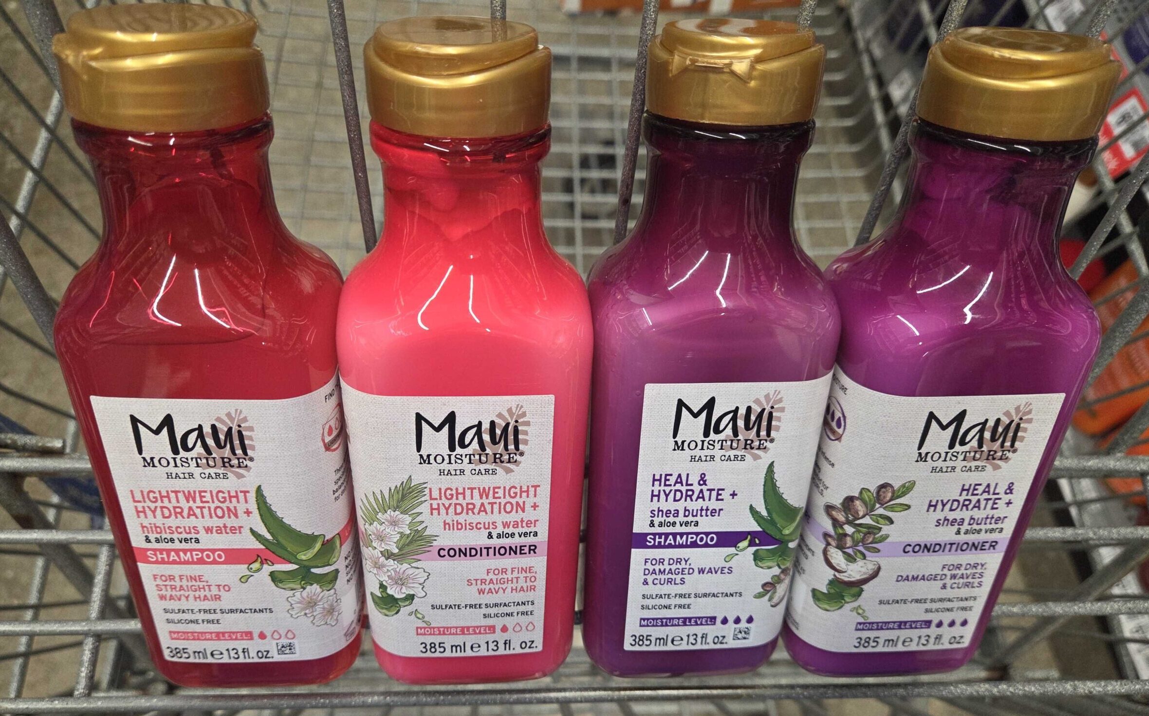 maui moisture hair care in cart