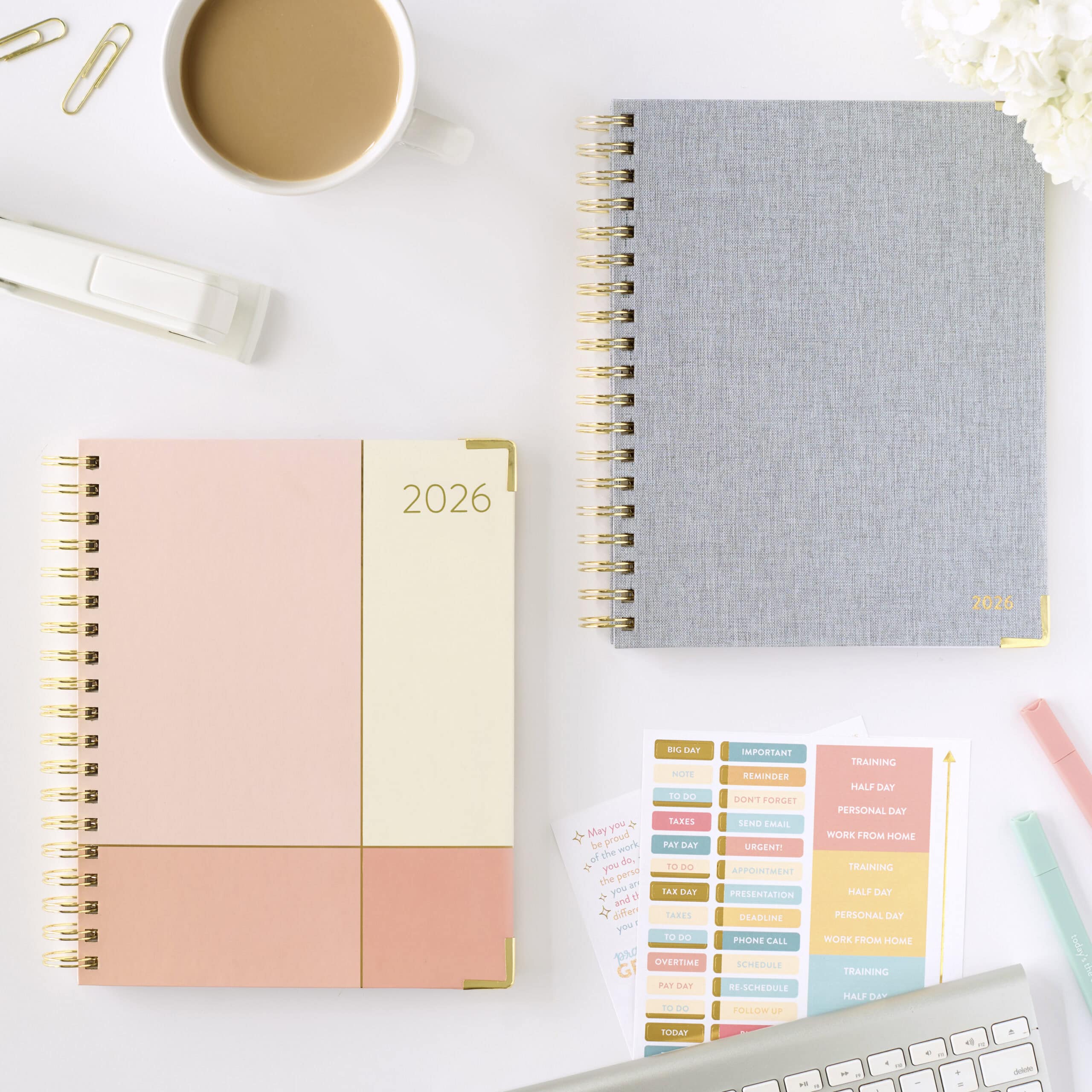 2026 work planners, both covers
