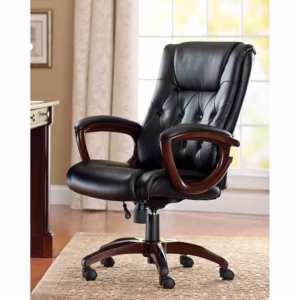 Better Homes and Gardens Executive Mid Back Manager s Office Chair with Arms Black Bonded Leather 4c1a82be 0621 4983 9056 d87261d112cd.03b52a9f18e5f5785dc08456723ab01c