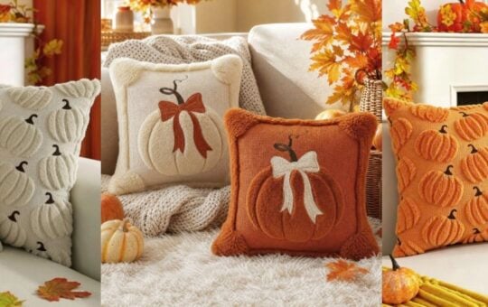 JASCLS Fall Pumpkins Decorative Pillow Covers