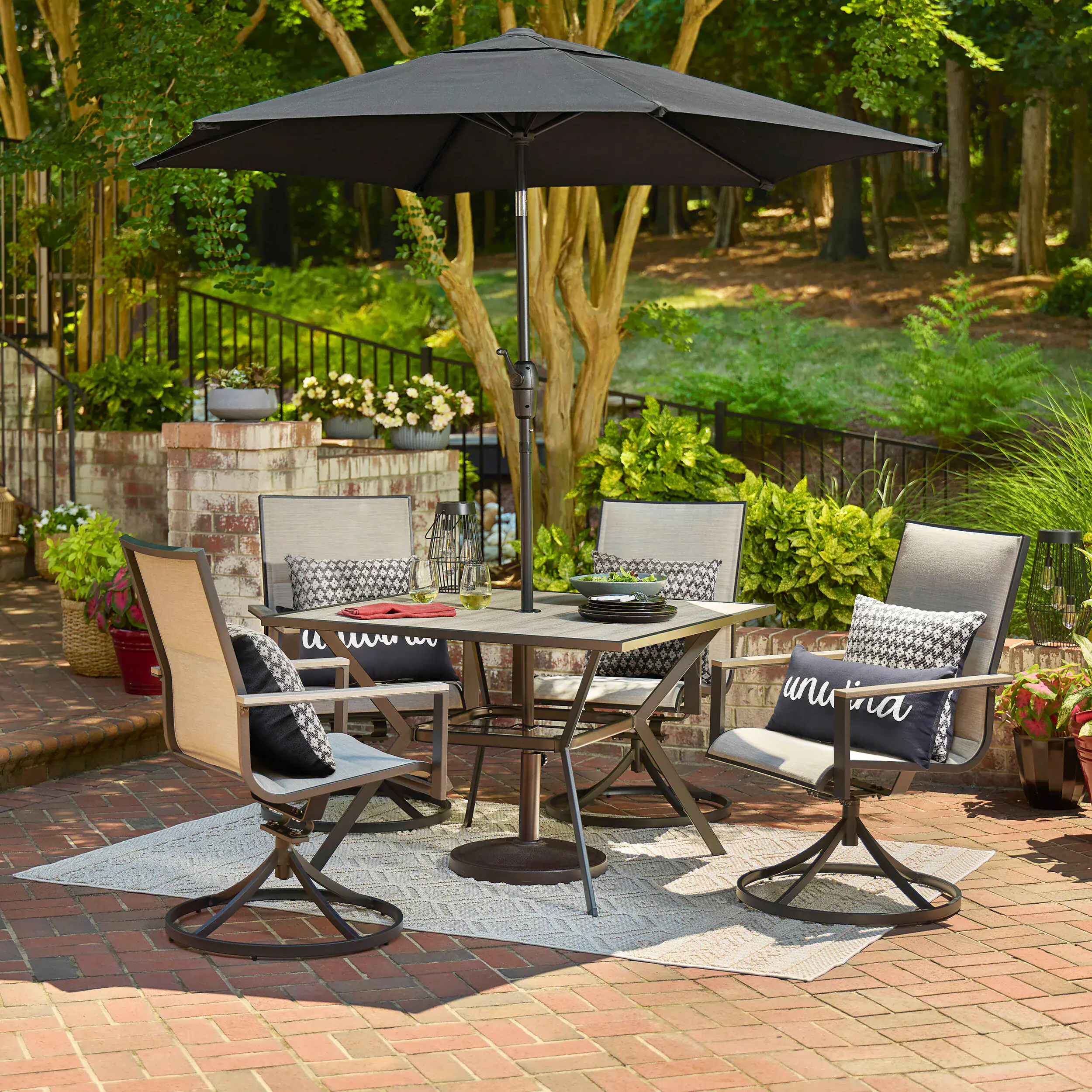 Style Selections Elmhurst 5 Piece Patio Dining Set